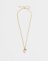Collares Infantiles Con corazón Set De Collares Para Compartir Bff Corazón - Dorado