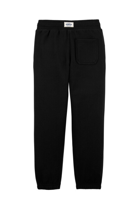 Pantalón deportivo de algodón, con logo, negro Pantalón deportivo de algodón, con logo, negro