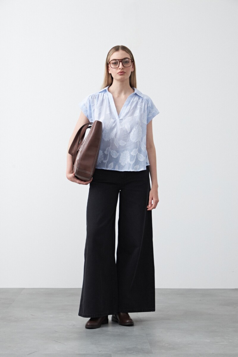 BLUSA CELINA Celeste