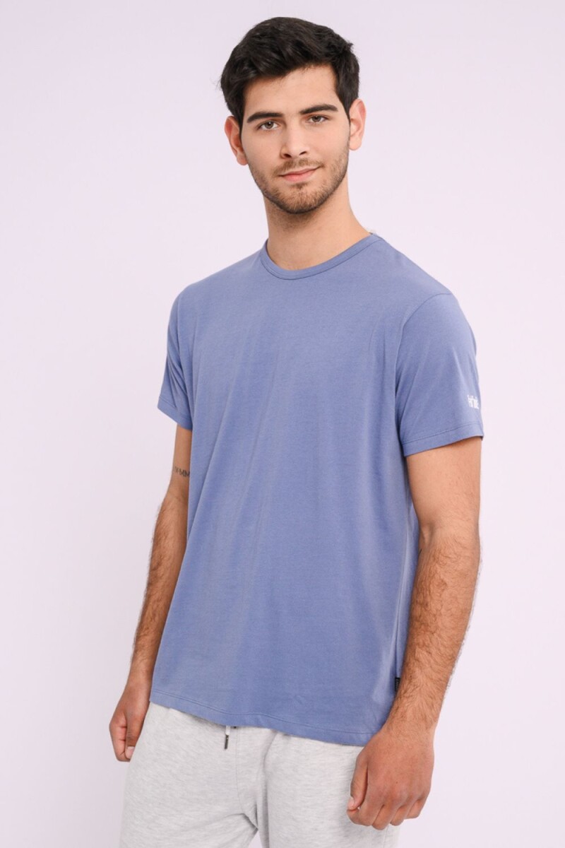 Remera manga corta Azul
