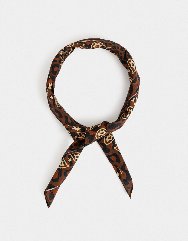 Vinchas Textiles Pañuelo Pañuelo Animal Print - Combinacion Tricolor