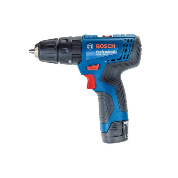Taladro atornillador percutor 3/8" bat.+ carg. 12V BS0294
