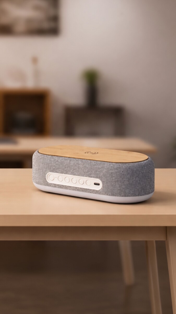 PARLANTE PORTATIL - OLIVA MADERA 