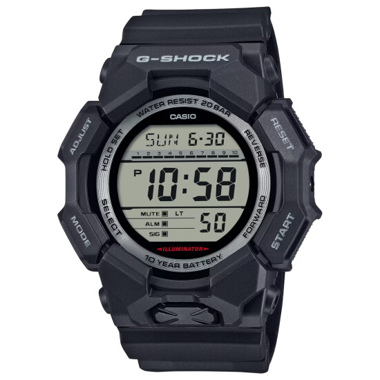 Reloj CASIO G-SHOCK GD010-1DR en Resina Negro Esfera 52mm 0