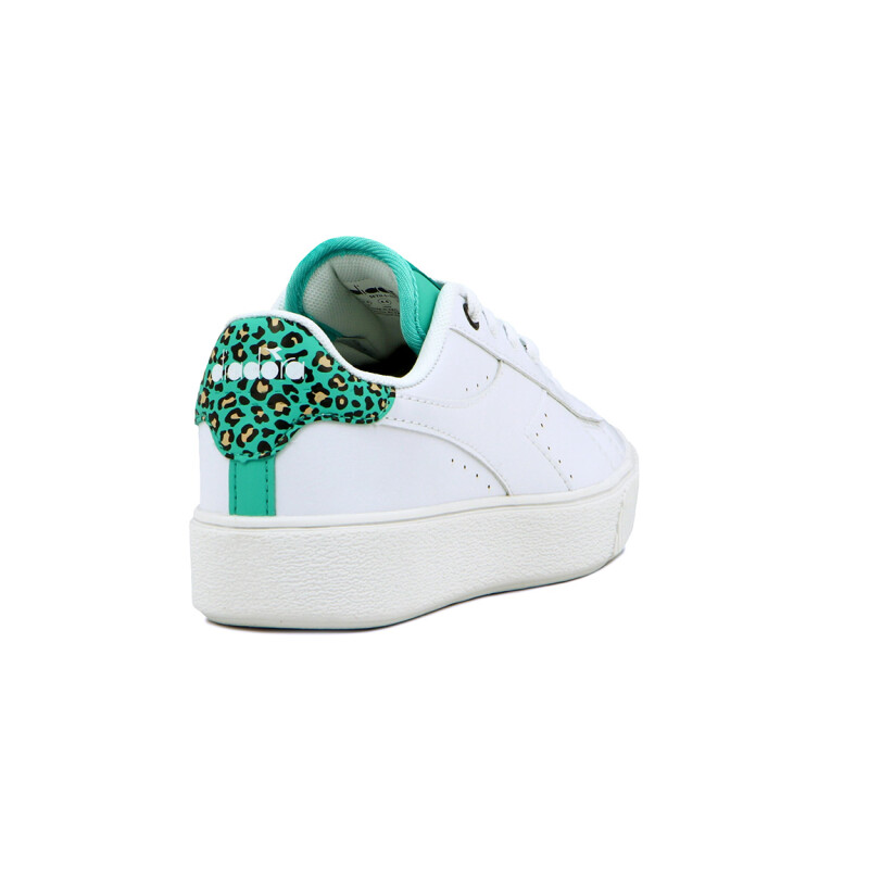Championes Mujer diadora SET II Verde Agua-Animal Print