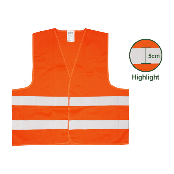 Chaleco Reflectivo Naranja XL Jadever Chaleco Reflectivo Naranja XL Jadever