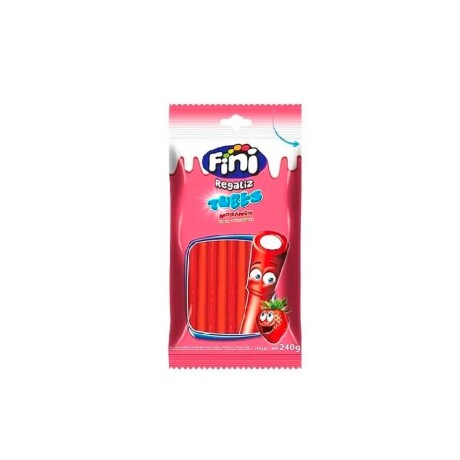 Fini Tubes Regaliz 240 grs Frutilla