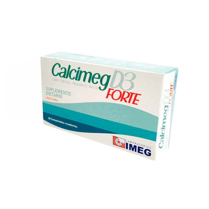 CALCIMEG D3 FORTE CJ X 30 COMP. única