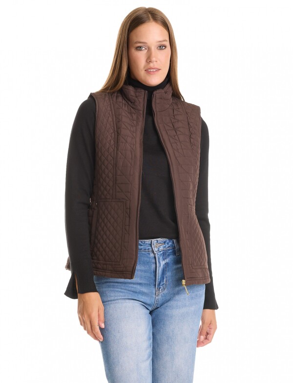 Chaleco Abrigo MARRON