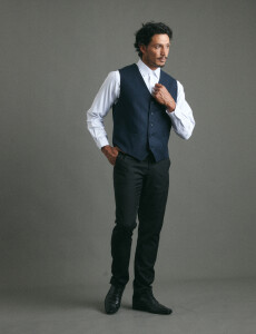 470475 CHALECO VESTIR HARRINGTON SELECT Azul Oscuro