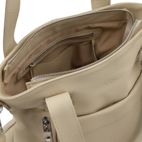 CARTERAS VENET - CUERO CACHA BEIGE