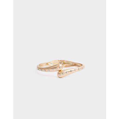 Pulsera Flexible De Hilo Dorado