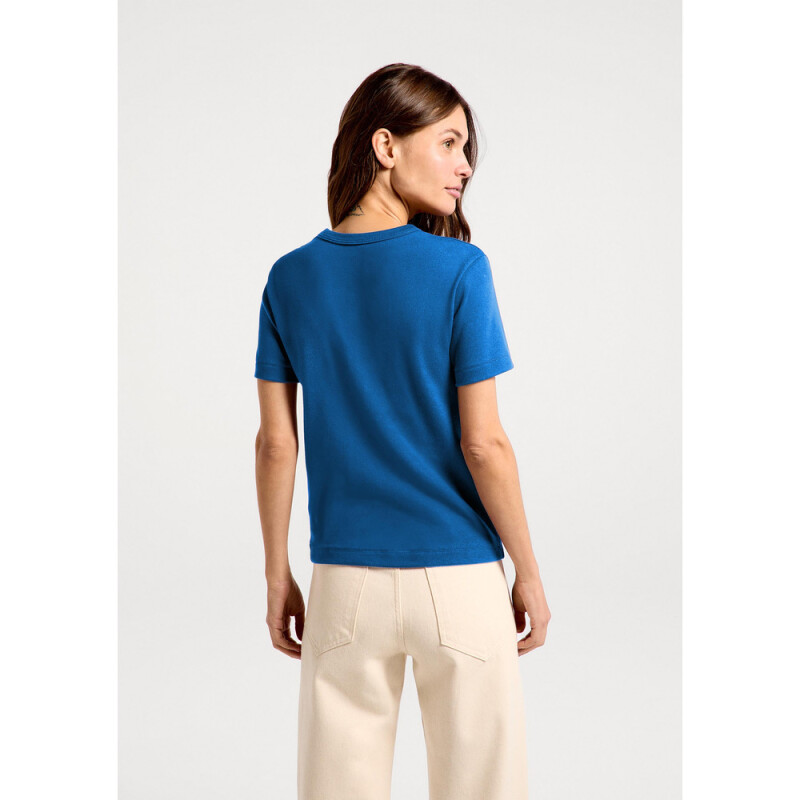 CAMISETA MM FEM AZUL ESCURO