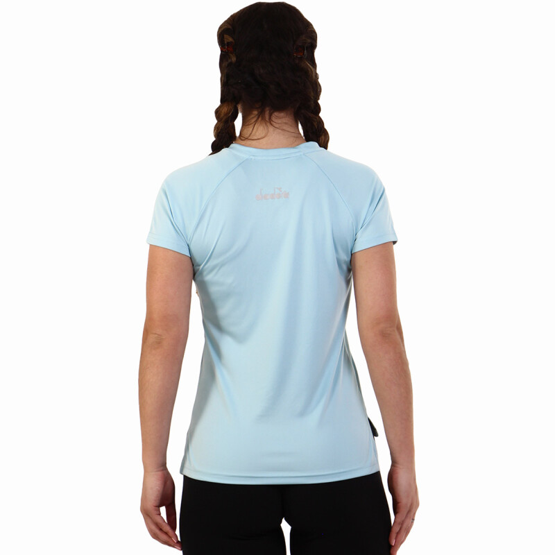 Diadora Ladie's Dry Fit T-shirt - Blue Sky Celeste