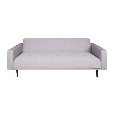 SOFÁ CAMA 2 CUERPOS TELA GRIS HUGO