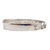 Brazalete Pune- Plata 925 rodinada-Piedra Luna-BR2020 conpiedra
