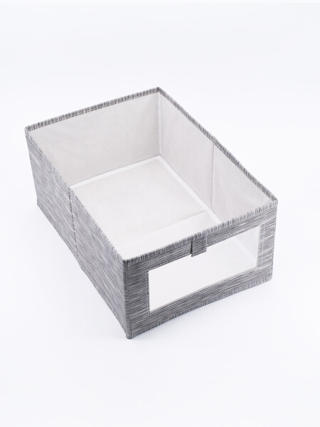 CAJA ORGANIZADORA VISOR GRIS