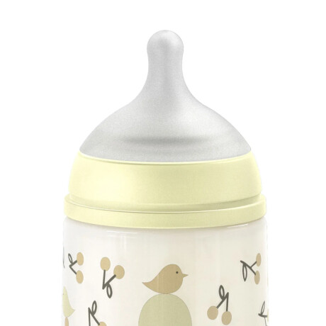Mamadera Suavinex SX PRO Fisiológica Flujo M Birdies Crema 270ml Mamadera Suavinex SX PRO Fisiológica Flujo M Birdies Crema 270ml