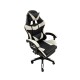 Silla Gamer Lumax Modelo ROM Negro/Blanco