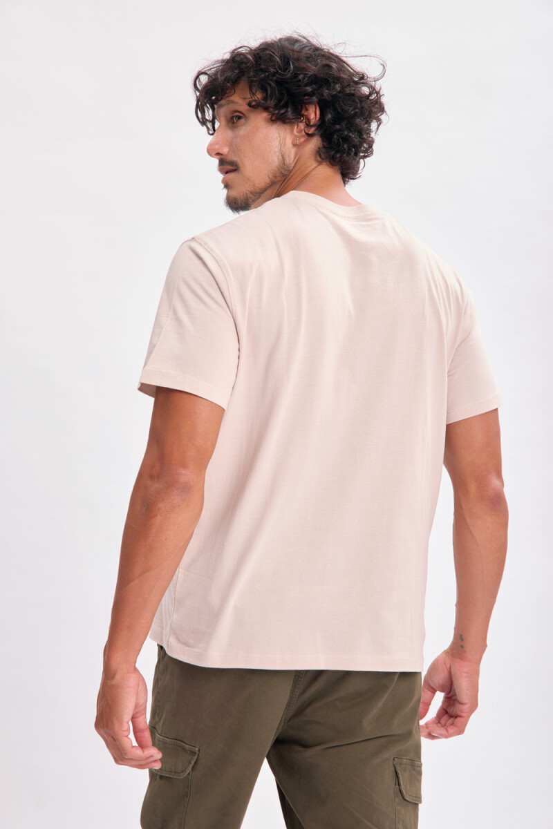 Remera estampa Morning Visón