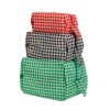 Neceser Set X3 Gingham