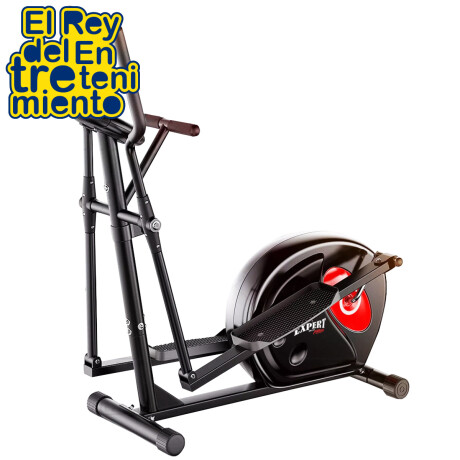 Bicicleta Elíptica Magnética Expert Fitness Caminador Negro