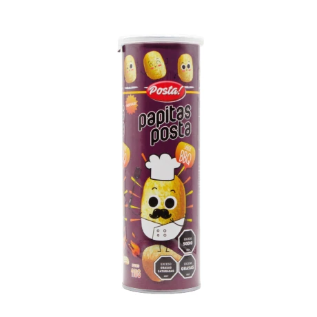 PAPAS POSTA TUBO BARBACOA GRANDE 110GRS PAPAS POSTA TUBO BARBACOA GRANDE 110GRS