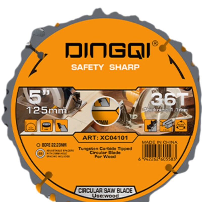 DINGQI HOJA SIERRA CIRCULAR 125 MM x 36 DIENTES Dingqi Hoja Sierra Circular 125 Mm X 36 Dientes