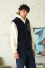 ROPE FLEECE VEST Azul