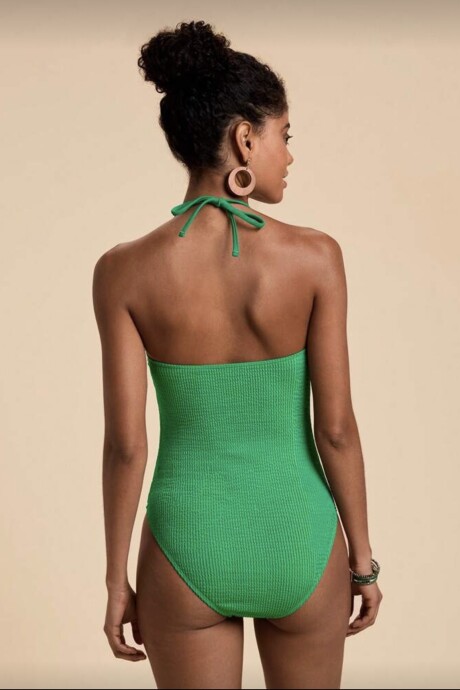 Enteriza MENTA - strapples- lycra texturizada Enteriza MENTA - strapples- lycra texturizada