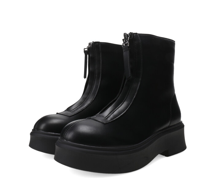 Botas de Mujer Miss Carol KIMAKA chelsea con cierre Negro