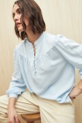 CAMISA BRICK Celeste