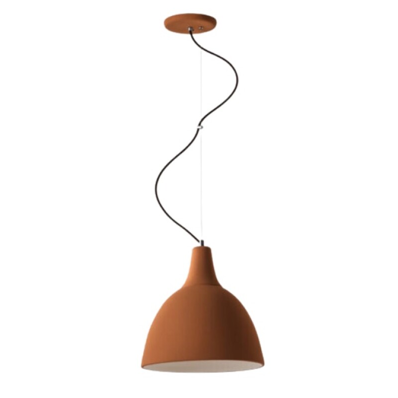 COLGANTE BARI E27 TERRACOTA CON CABLE COBRE D31,5CM COLGANTE BARI E27 TERRACOTA CON CABLE COBRE D31,5CM
