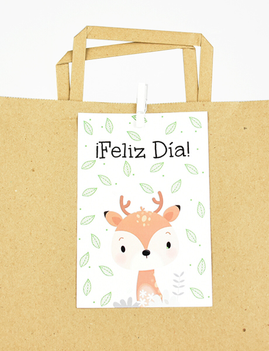 Tarjeta feliz día 10x15. - DISEÑO 8 