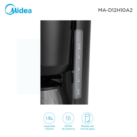 Cafetera 1.5 Lts. Midea MA-D12H10A2 Cafetera 1.5 Lts. Midea MA-D12H10A2