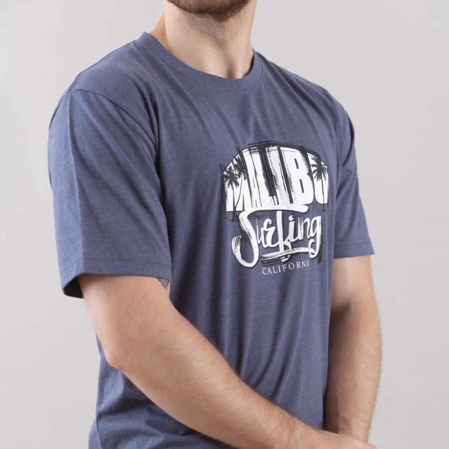 SNAKE T-SHIRT PRINT BLUE