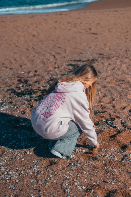 Hoodie Marina Bordado / Rosa U
