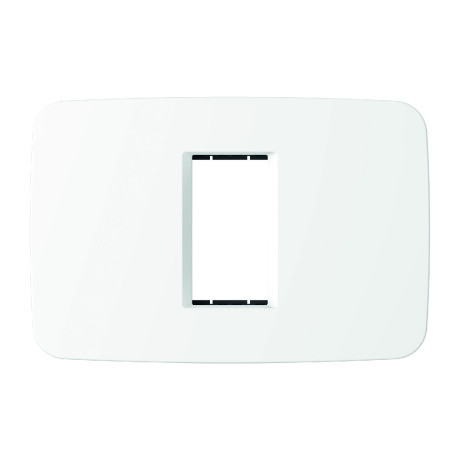 Placa y Marco Blanco para 1 Módulo Línea Origen ABB Placa y Marco Blanco para 1 Módulo Línea Origen ABB