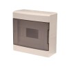 TABLERO EXT. PLASTICO DIN 8TM TRANSPARENTE TABLERO EXT. PLASTICO DIN 8TM TRANSPARENTE