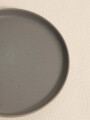 Plato Postre Dark Grey Color Unico