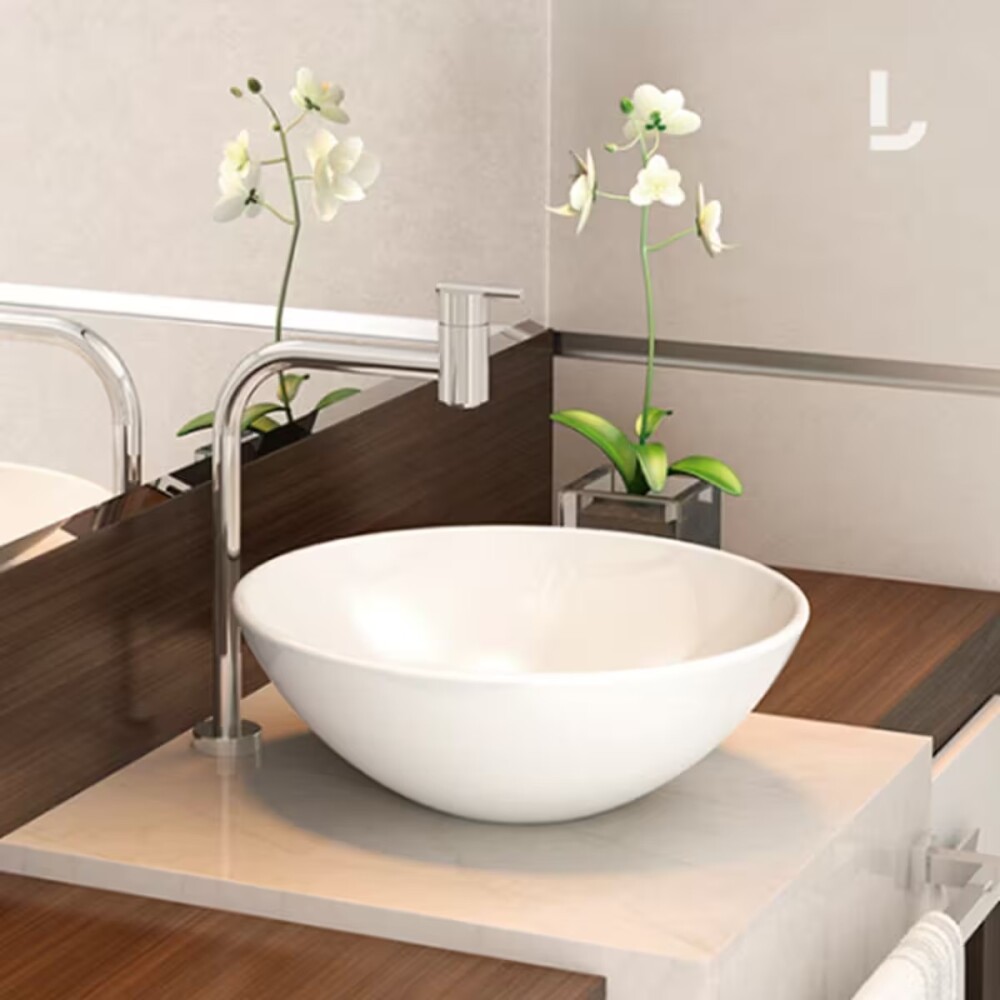 Bacha de apoyo redonda 33 cm Blanco DMC Bacha De Apoyo Redonda 33 Cm Blanco Dmc