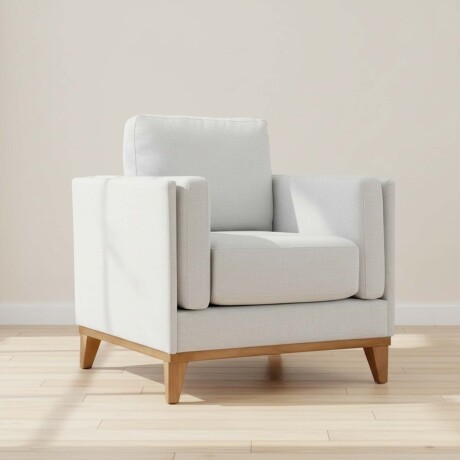 BUTACA TELA-Y-MADERA GRIS LUXOR PREMIUM