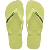 Ojotas Havaianas Brasil Logo Verde