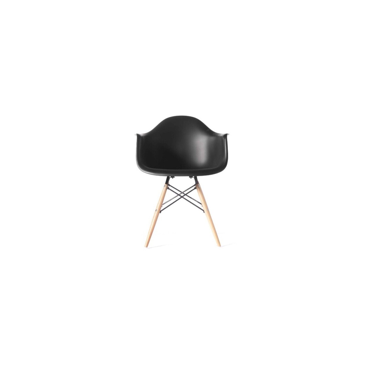 Sillas Eames con Apoyabrazos - Negro 