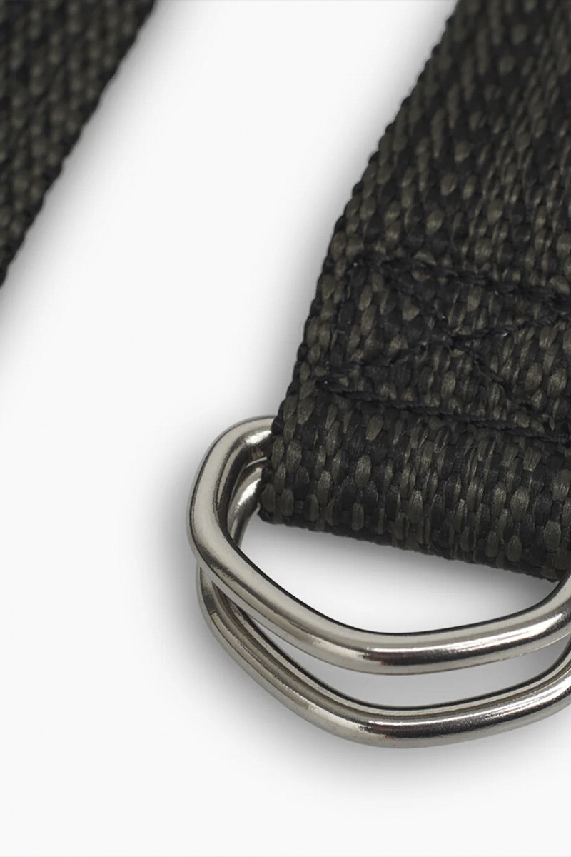 D-Ring Woven Belt Gris