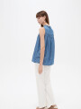 Musculosa Euame Azul Medio