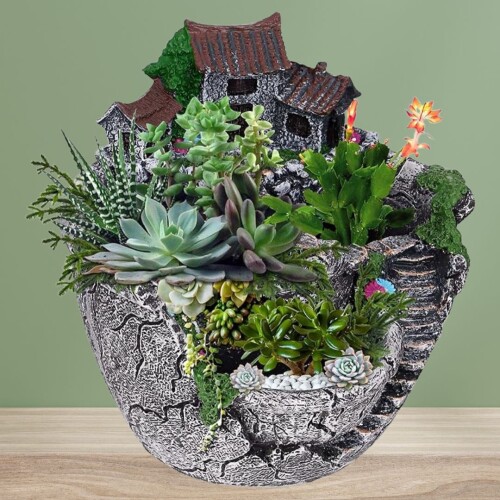Maceta de ceramica 17.5*17*16cm N/a