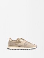 Zapatillas Running Rejilla dorado