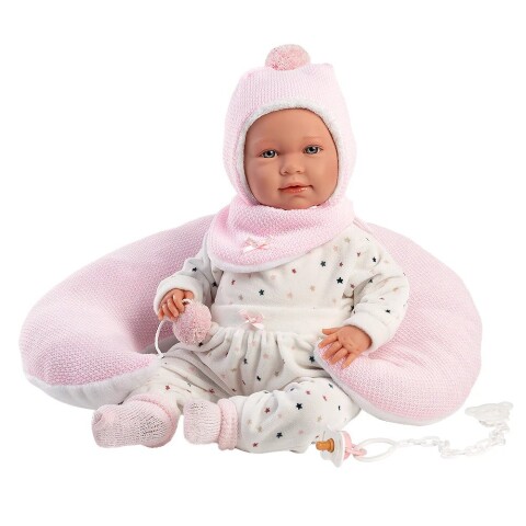 Bebe Muñeca Llorens Mimi Sonrisas Pijama Almohada Luna Modelo Mimi Estrella