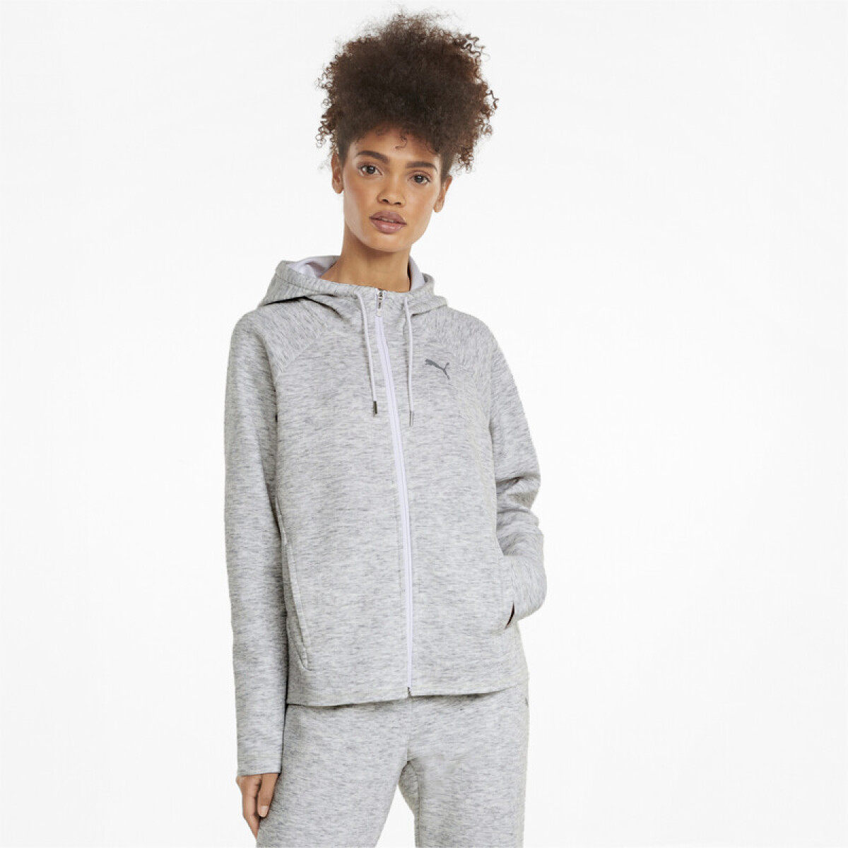 Evostripe Full-Zip Hoodie 58915702 - Blanco 